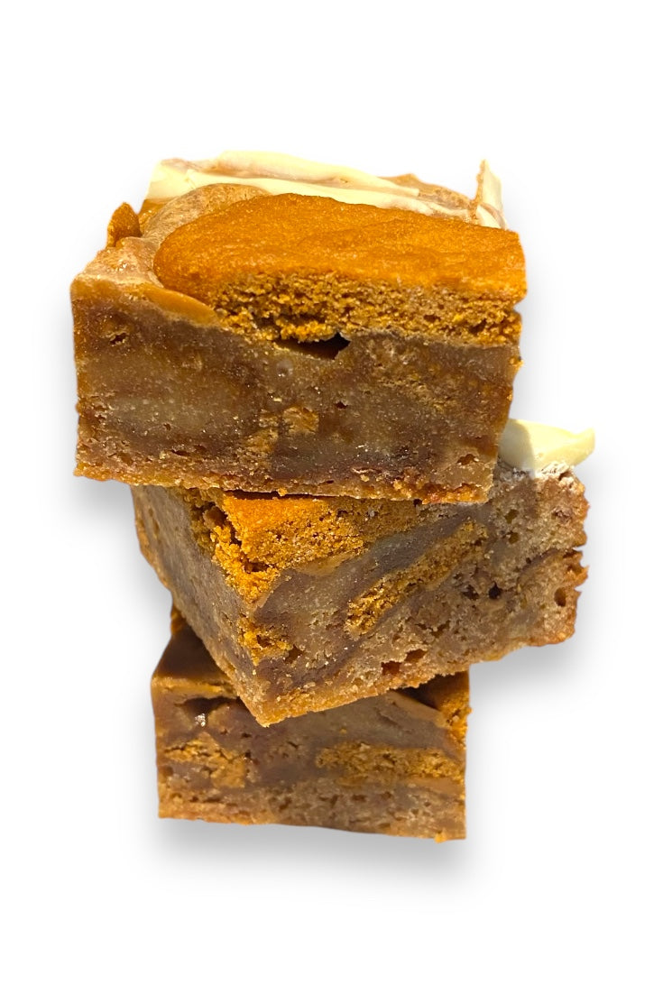 Banaan & Biscoff Blondie