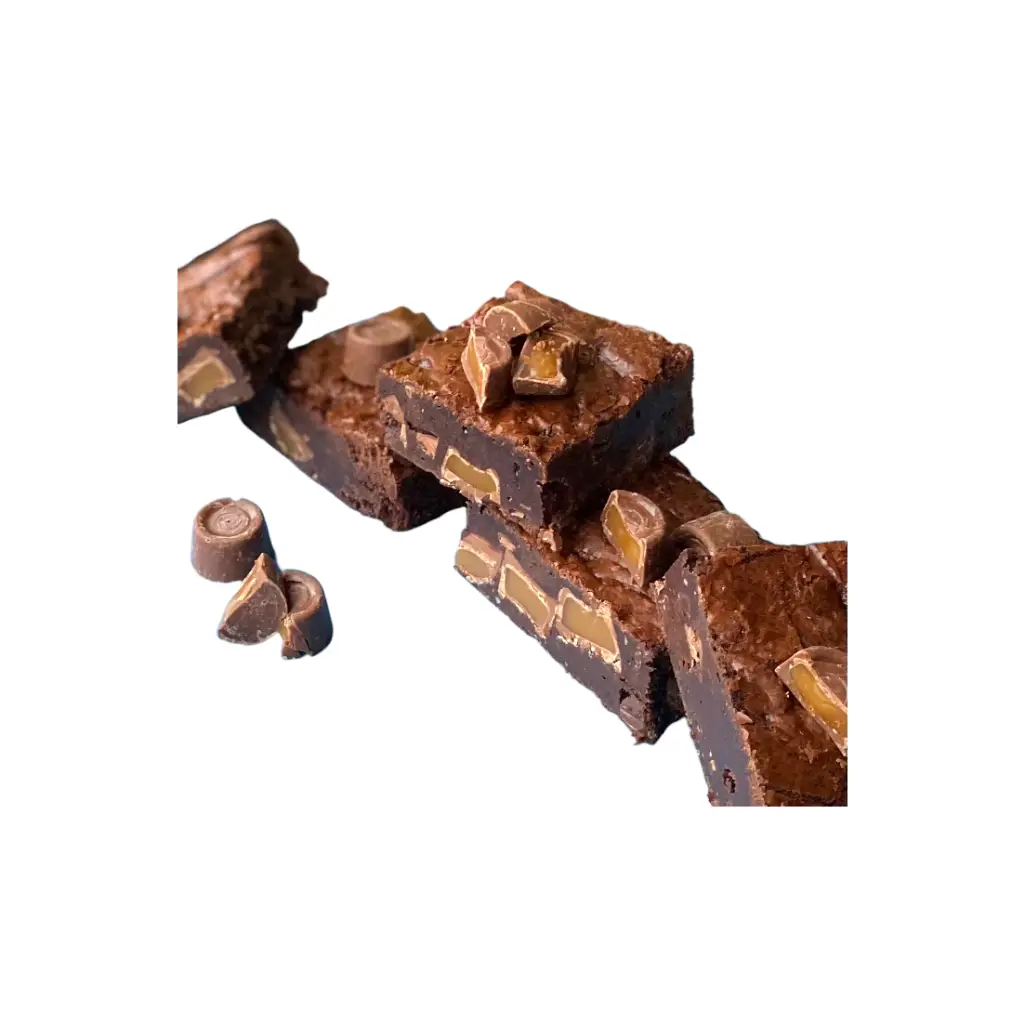 rolo brownies opgestapeld