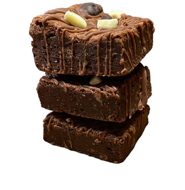 triple chocolate brownie / triple chocolate brownies / brownie met chocolade /  chocolade brownie