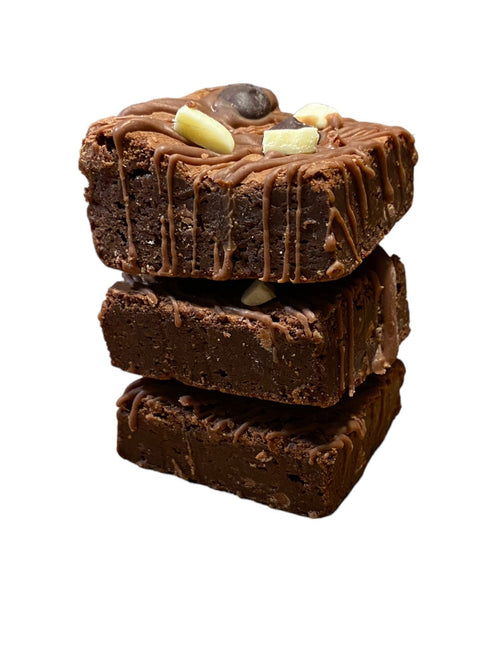 triple chocolate brownie / triple chocolate brownies / brownie met chocolade /  chocolade brownie